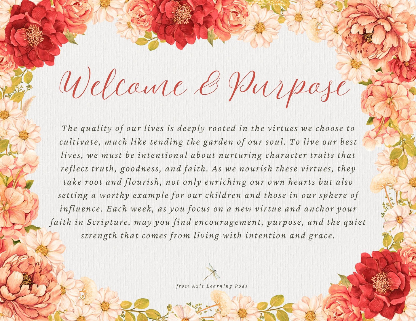 A Year of Virtue | 52 Weeks of Cultivating You